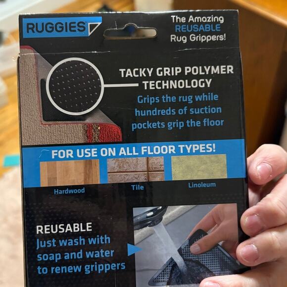 NEW Ruggies Rug Gripper Stopper Rug Pad - Picture 3 of 3